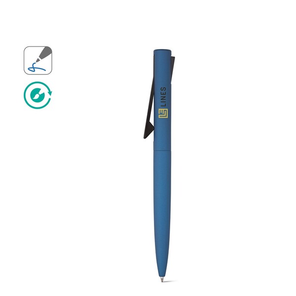 CONVEX. Kemijska olovka od recikliranog aluminija (100% rAL) i ABS recikliranog (100% rABS) - Gun Metal