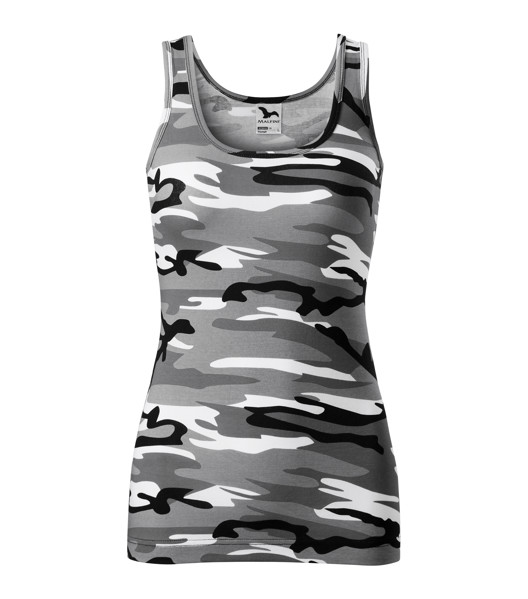 Tílko Dámské Malfini® Camo Triumph - Camouflage Gray / 2XL