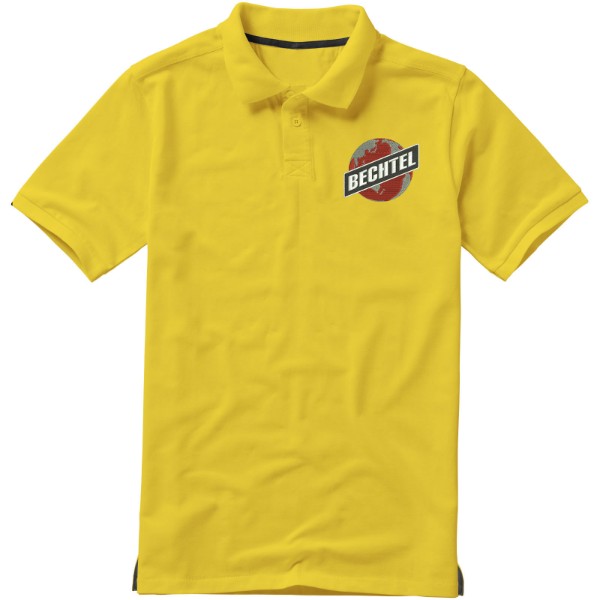 Polo de manga curta para homem de 200 g/m² Calgary - Amarelo / S