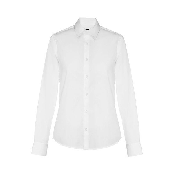 THC PARIS WOMEN WH. Women's long-sleeved shirt. White - White / S
