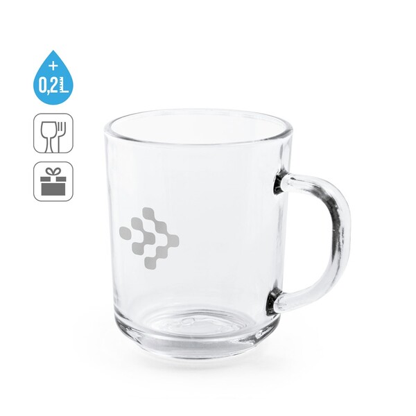 SOFFY. Staklena šalica 230 ml