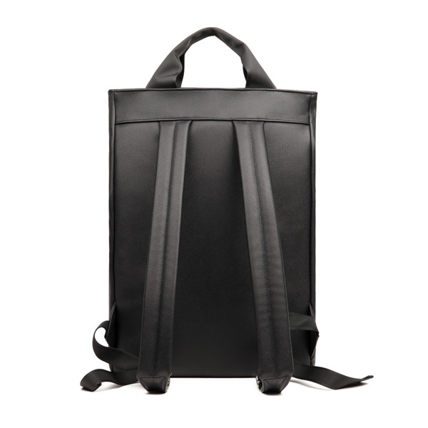 Vinga Bermond recycled backpack, 17 inch laptop fit - Black