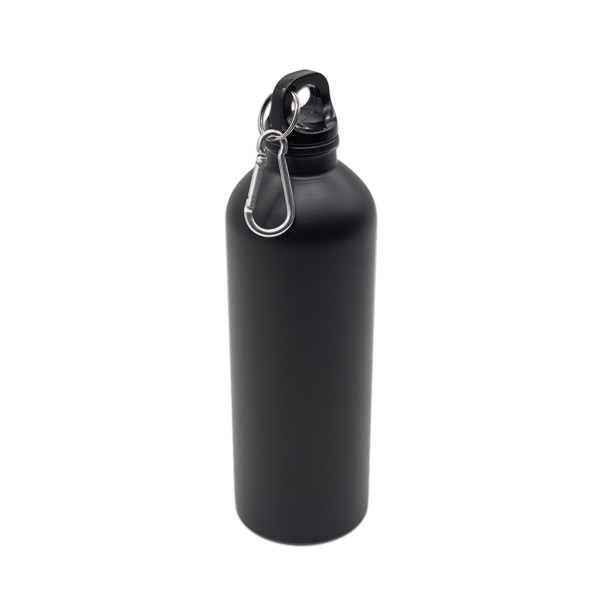 800 ml Caminos steel water bottle - Black