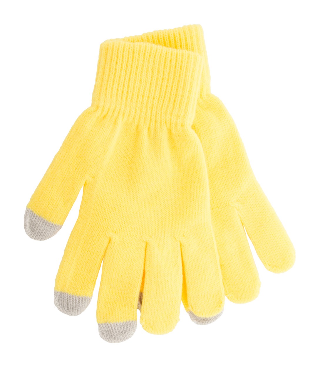Touch Screen Gloves Actium - Yellow / Grey