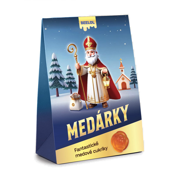 Medové cukríky s Mikulášom
