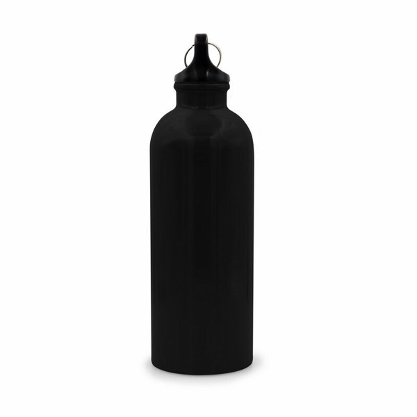 Sports bottle 500 ml with carabiner clip | Brenda - black