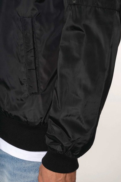 Men's Bomber Jacket - Black / S