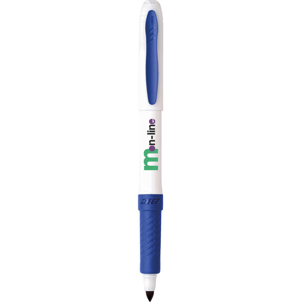 BIC® Mark-it Marqueur permanent - Blanc/Bleu