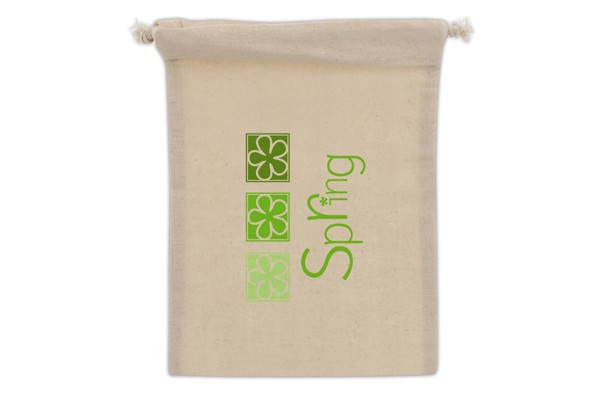 Gift pouch OEKO-TEX® cotton 140g/m² 15x20cm