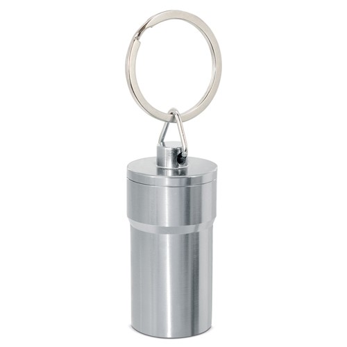 PORTE-CLÉS EN ALUMINIUM "RUNY" - Argent