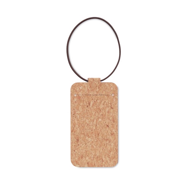 Cork luggage tag Ovalis