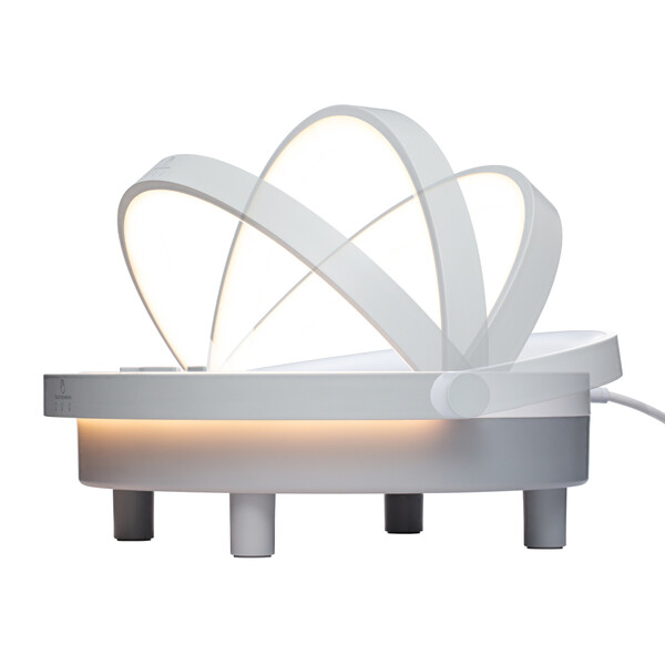Haut-Parleur sans fil y compris chargeur sans fil 15 watts avec lumière BOURVILLE - blanc