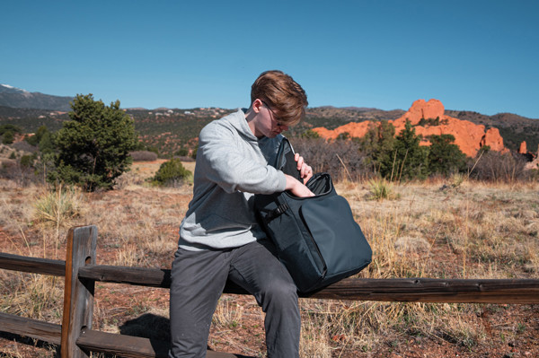 Sac weekend en rPET AWARE™ Pascal - Bleu Marine