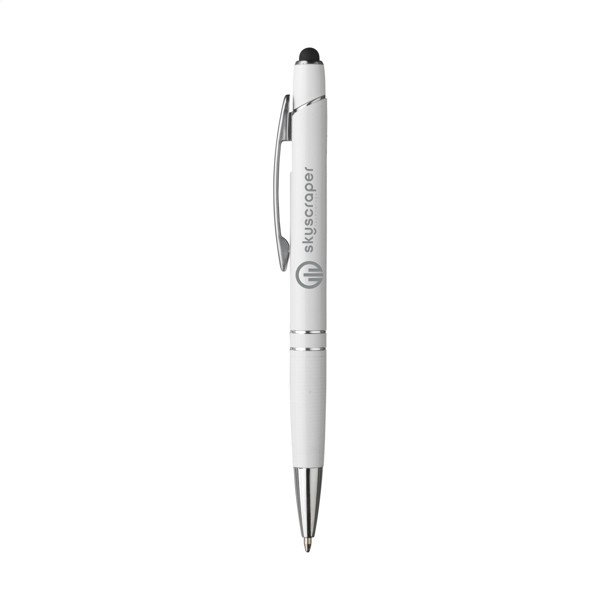 Arona Touch stylus pen - White / blue ink