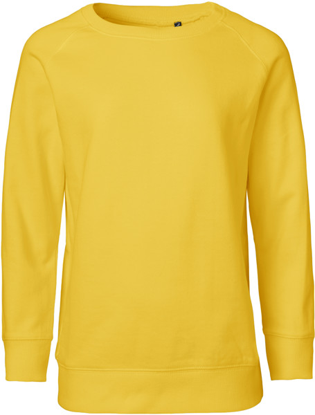 Kids Organic Raglan Sweater Neutral | O 33001 - Yellow / 92/98