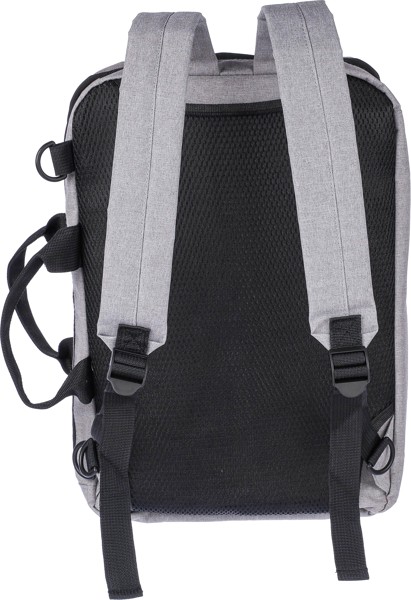 Mochila em poliéster rPET (300D) Mallory - Black