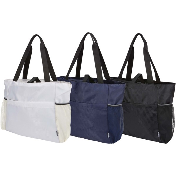 Sac shopping Varyon yoga de 18 L en matériaux recyclés certifiés GRS - Marine