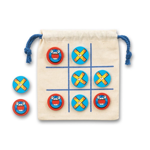 PS - CROSSES. Classic 10-piece plywood Tic Tac Toe game