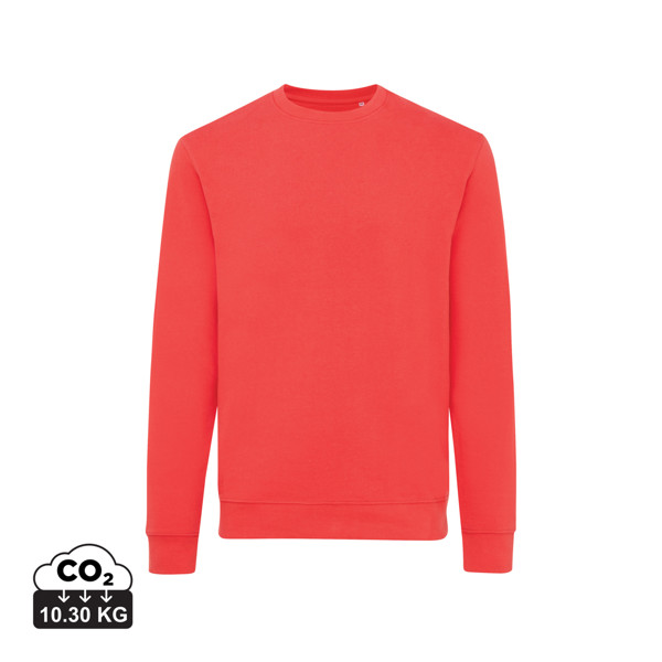 Iqoniq Zion recycled cotton crew neck - Luscious Red / XXXL