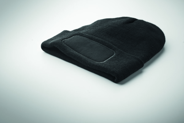 Unisex beanie RPET polyester Capnit - Black