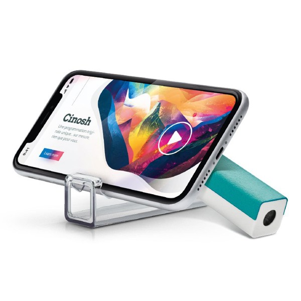 SCREEN CLEANER AND SMARTPHONE SUPPORT - Orange / 