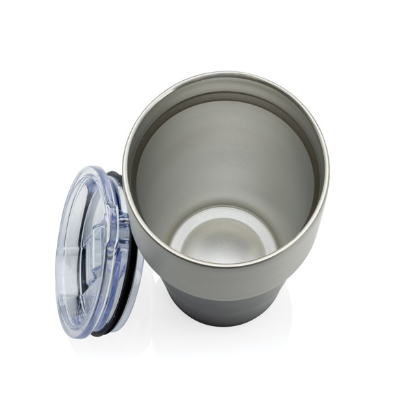 Termohrnček Fluid 500ml z RCS recyklovanej ocele - Čierna