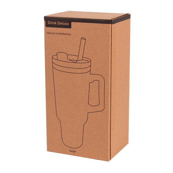 Vákuový pohár na pitie Drink Deluxe - Béžová