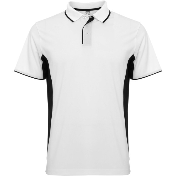 Montmelo Sport Poloshirt Unisex - weiss / schwarz / S