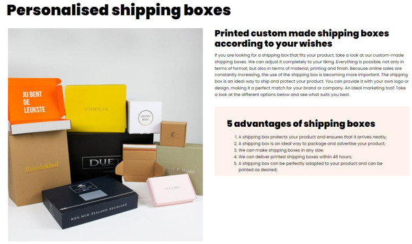 Gift boxes - custom made