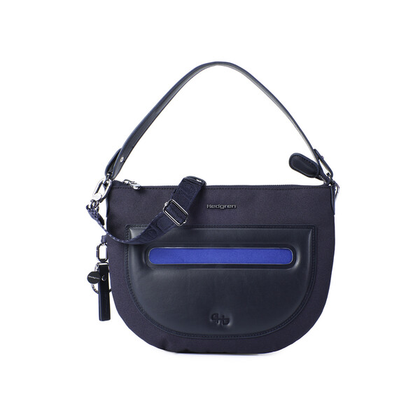 BONBON L | Crossbody semilună L + RFID - Hedgren - Peacot Blue