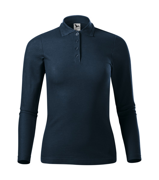 Polokošile Dámská Malfini® Pique Polo Ls - Námořní Modrá / M