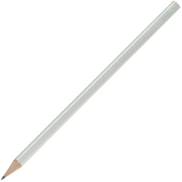 pencil, lacquered, round - White - White