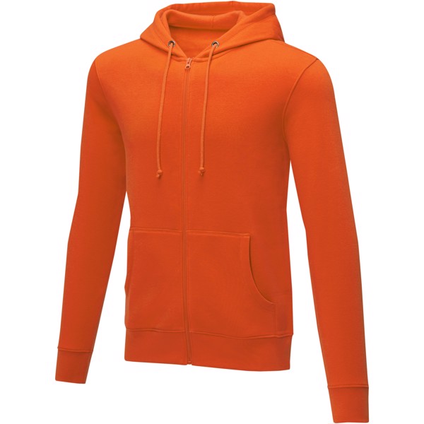 Sweat à capuche zippé Theron pour homme - Orange / 3XL