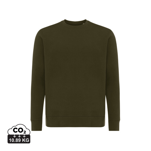 Lehká mikina Iqoniq Etosha z recykl. bavlny - Khaki / XXXL