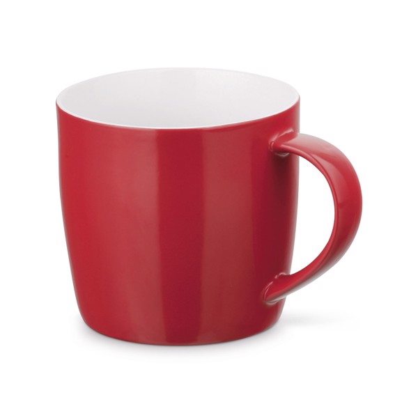 COMANDER. Ceramic mug 370 ml - Red