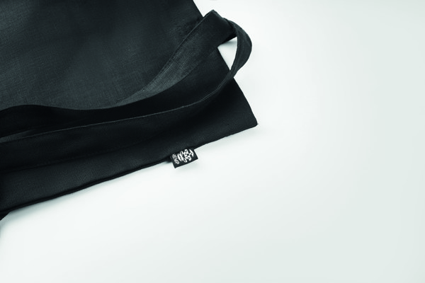 Shopping bag in hemp 200 gr/m² Naima Tote - Black