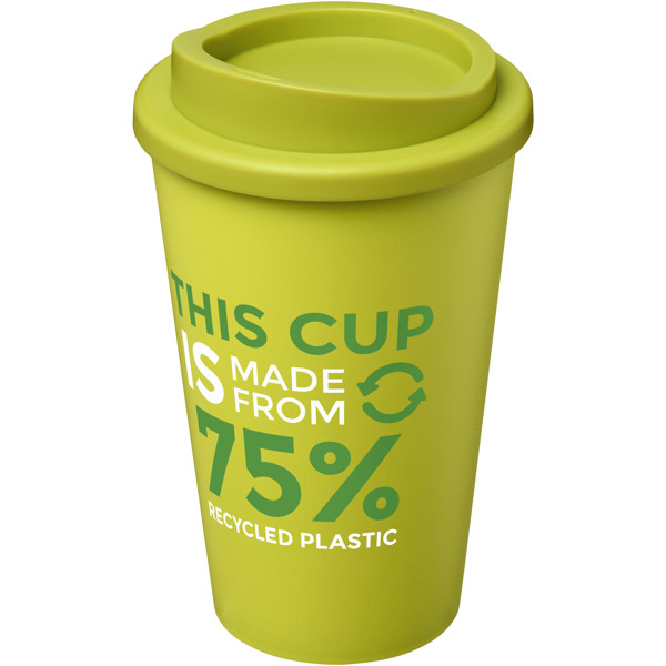 Tazza termica Americano® Eco da 350 ml in plastica riciclata - Lime