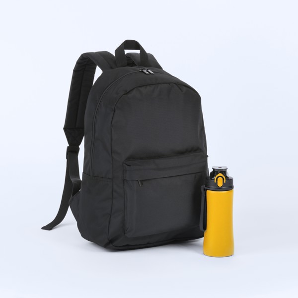Primo Casual Set: Backpack And Water Bottle - Yellow