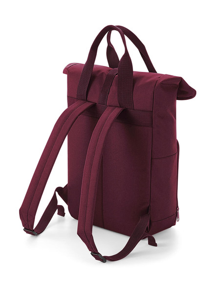 Twin Handle Roll-Top Backpack - Blush Pink / ONE SIZE