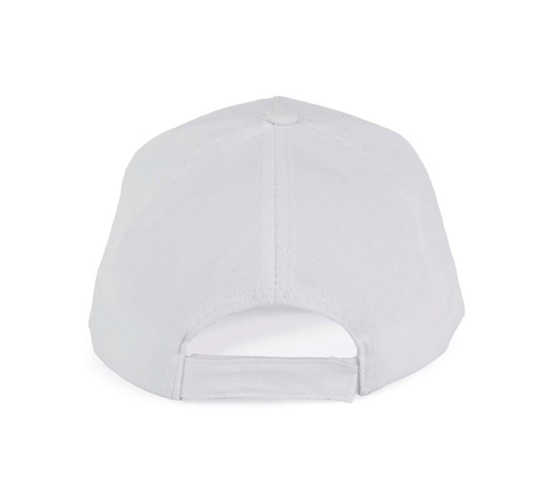 Kids' Cotton Cap - 5 Panels - White
