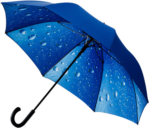 FALCONE - Grand parapluie - Automatique - Impermable au vent -  120 cm - Bleu