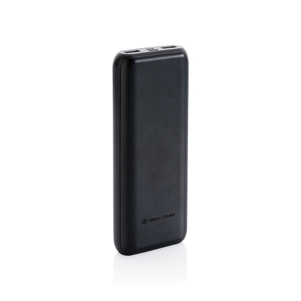 Powerbanka Urban Vitamin Pasadena 20 000 mAh 18W PD - Čierna