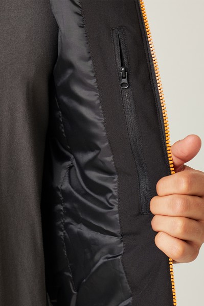Navigate Waterproof Insulated Jacket - Black / Orange Pop / 2XL
