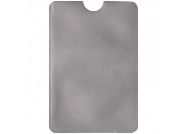 Cardholder anti-skim soft - Silver