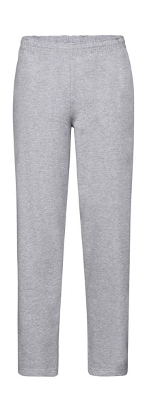 Classic Open Hem Jog Pants - Heather Grey / L