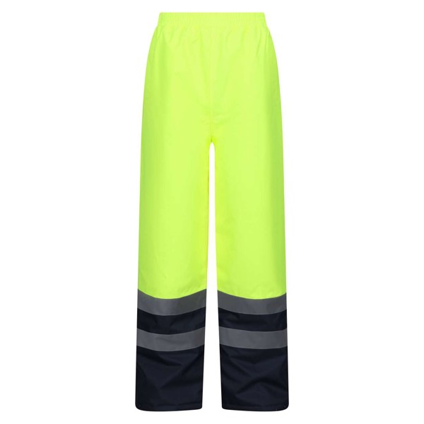 Hi Vis Insulated Overtrouser - Yellow / Navy / 2XL
