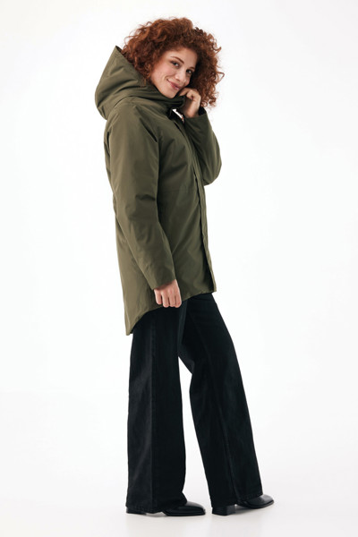Thelon parka z recyklovaného polyesteru IQONIQ - Khaki / L