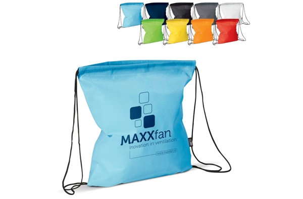 Drawstring bag non-woven 75g/m² - White