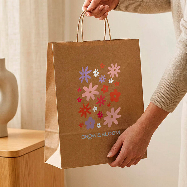 Vesuvio L Kraft Bag