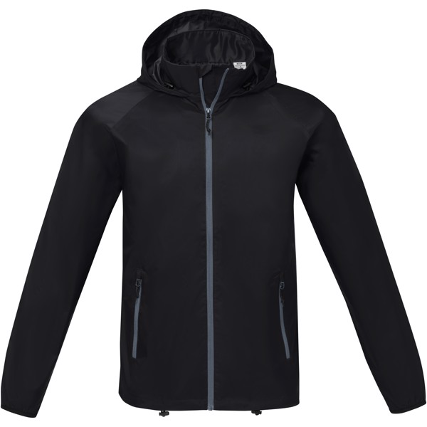 Dinlas men's lightweight jacket - Solid Black / XL